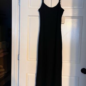 a new day Elegant Black Maxi Dress
